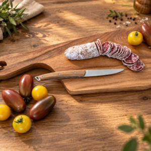 Planche à découper artisanale en orme massif fabriquée sans colle – LBS