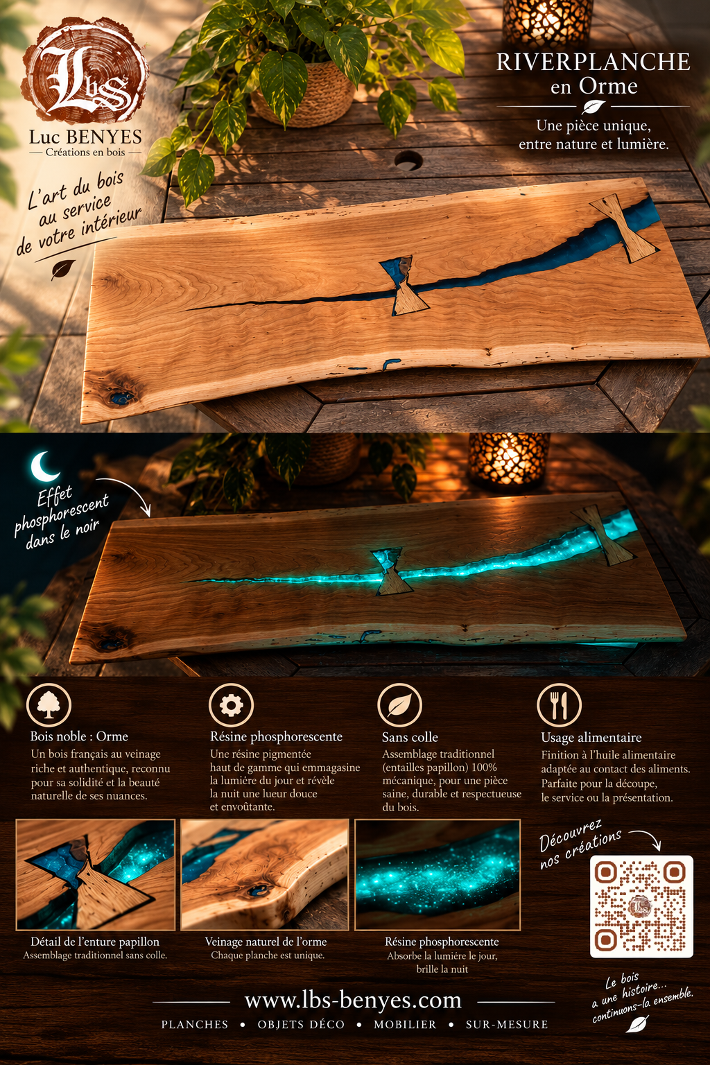 River Planche – Quand le bois rencontre la lumière – Image 2